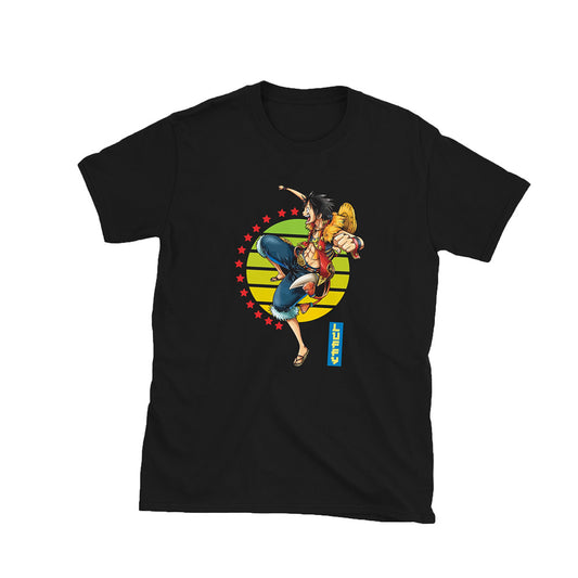 One Piece Anime Luffy Star Short-Sleeve Unisex T-Shirt