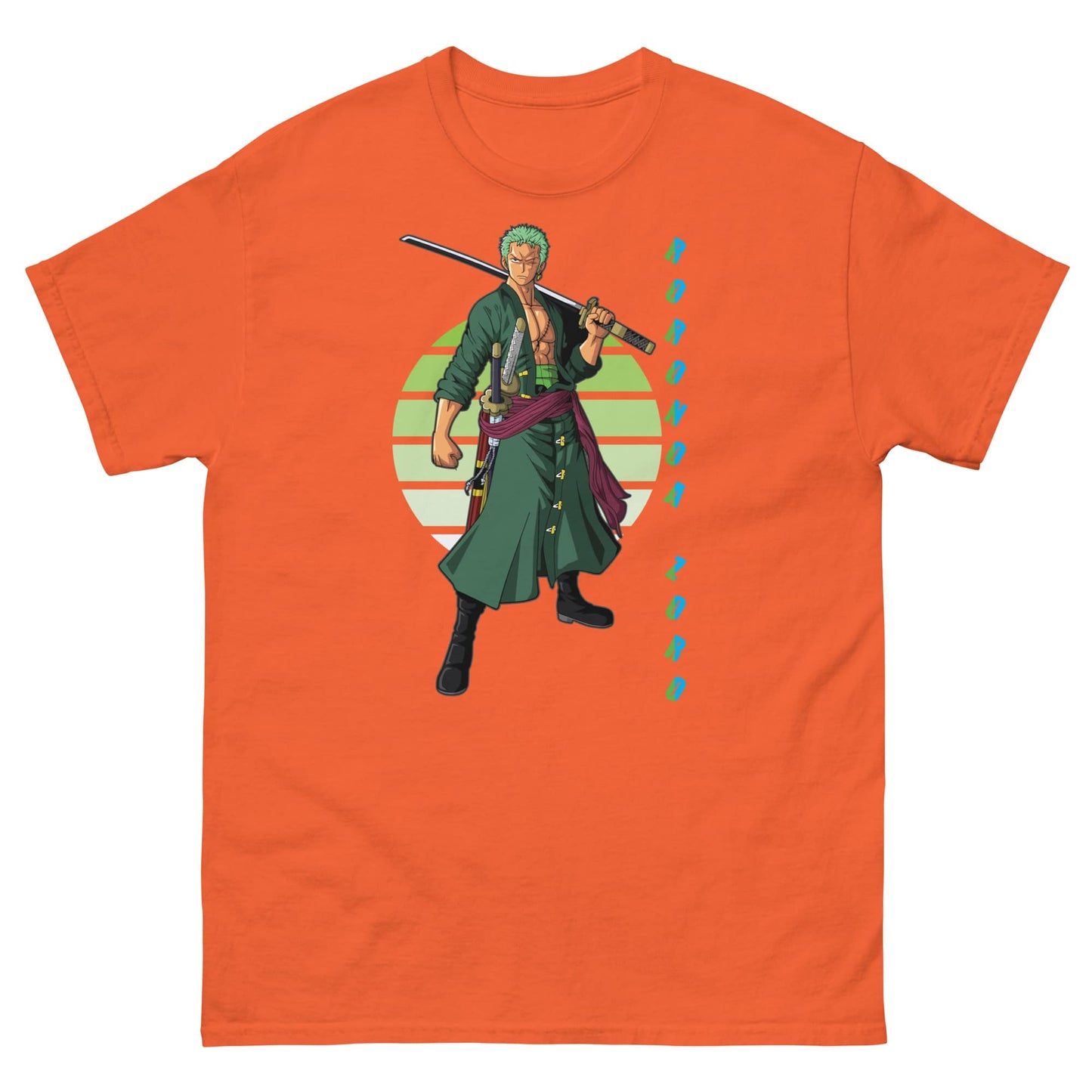 One Piece Anime Roronoa Zoro classic T-Shirt