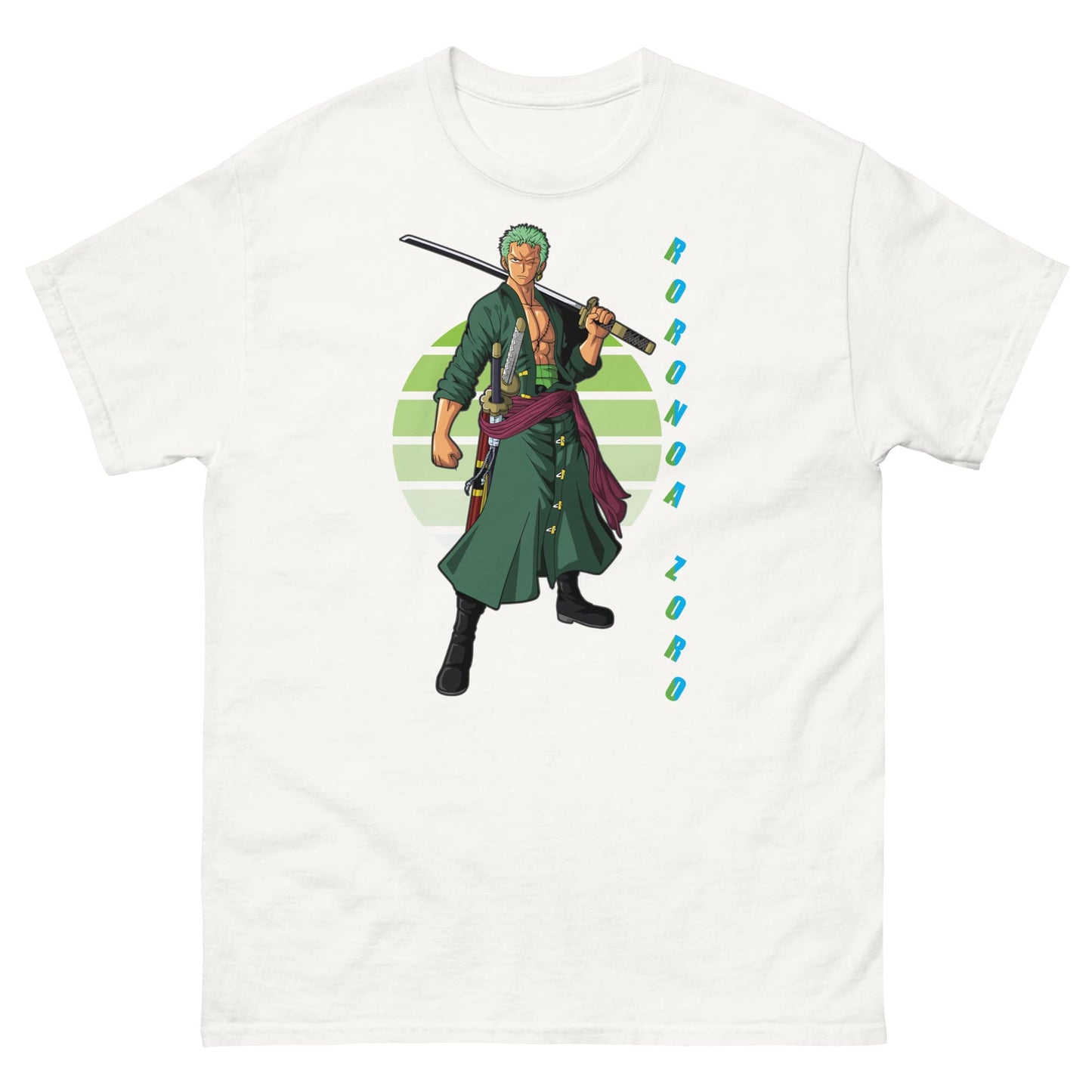 One Piece Anime Roronoa Zoro classic T-Shirt