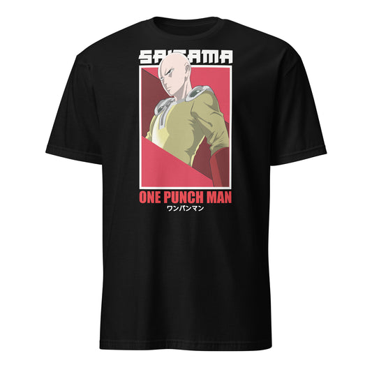 One Punch Man Anime Saitama Hero Pose Short-Sleeve Unisex T-Shirt