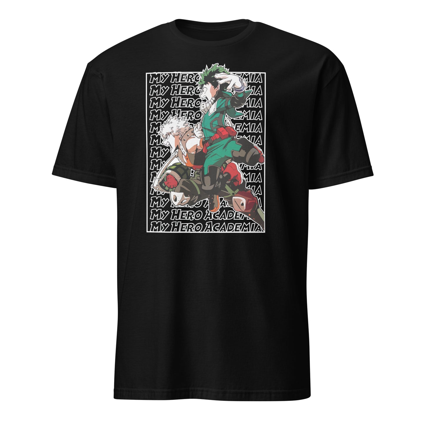 My Hero Academia Anime Deku and Bakugo Short-Sleeve Unisex T-Shirt