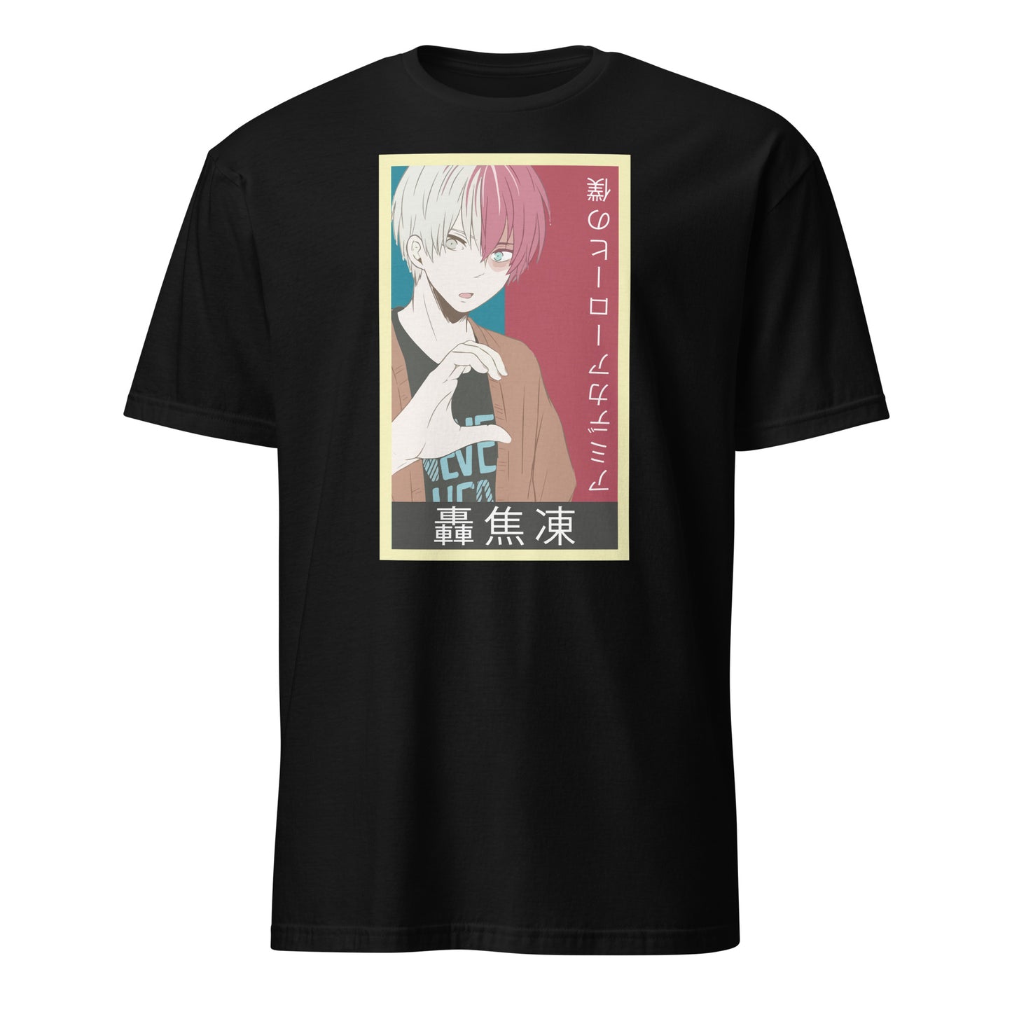 My Hero Academia Anime Todoroki Shoujo Heart Shape Short-Sleeve Unisex T-Shirt