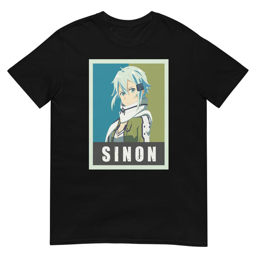 Sword Art Online Anime Sinon Short-Sleeve Unisex T-Shirt