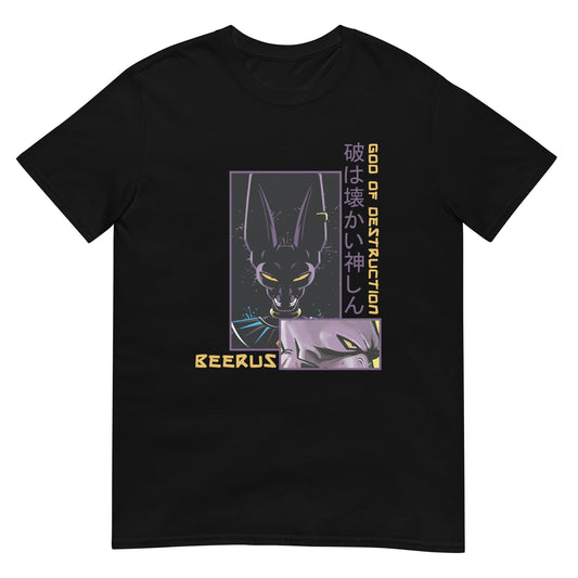 Dragon Ball Z Anime Beerus God of Destruction Short-Sleeve Unisex T-Shirt