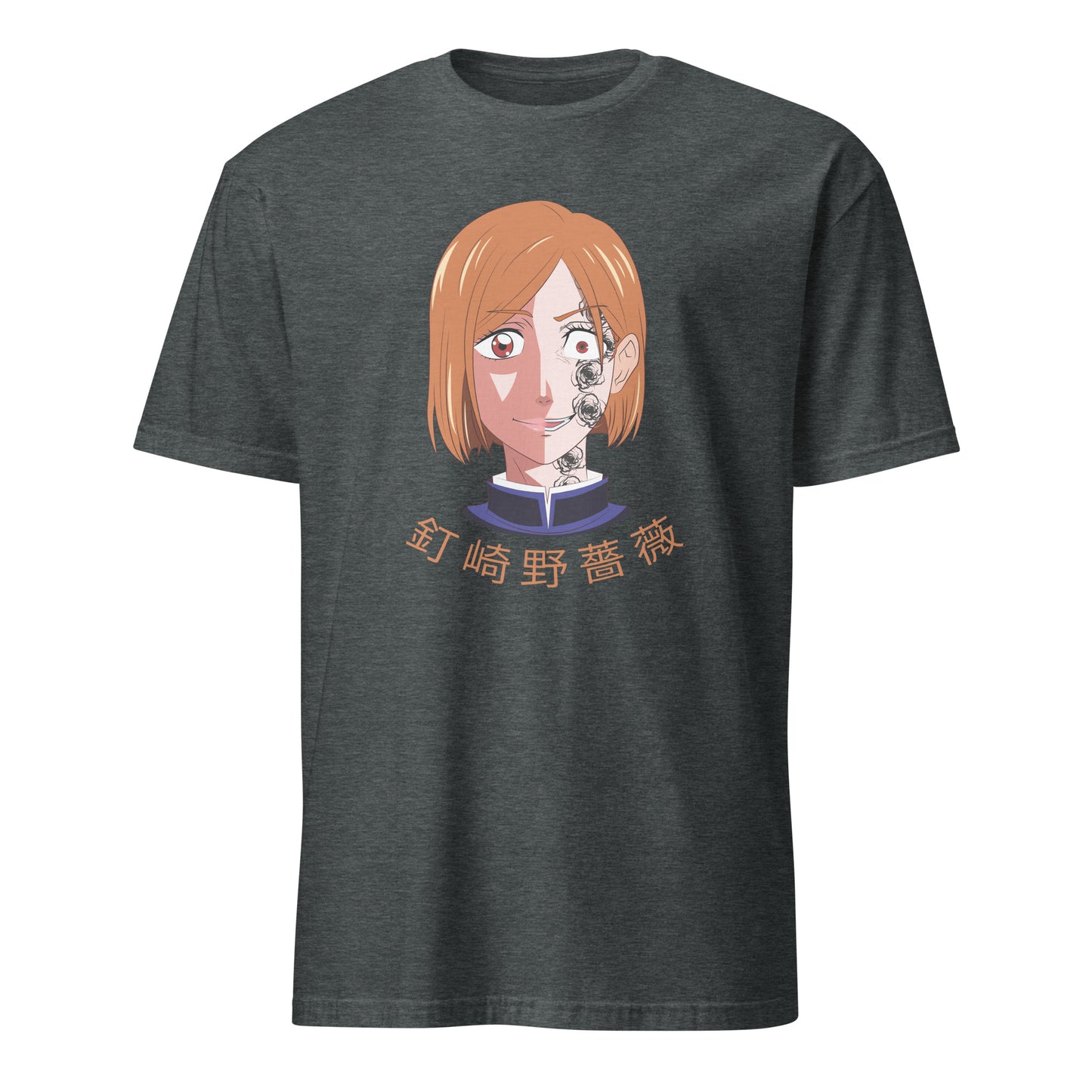 Jujutsu Kaisen Anime Nobara Kugisaki Straw Doll Technique Rose Short-Sleeve Unisex T-Shirt