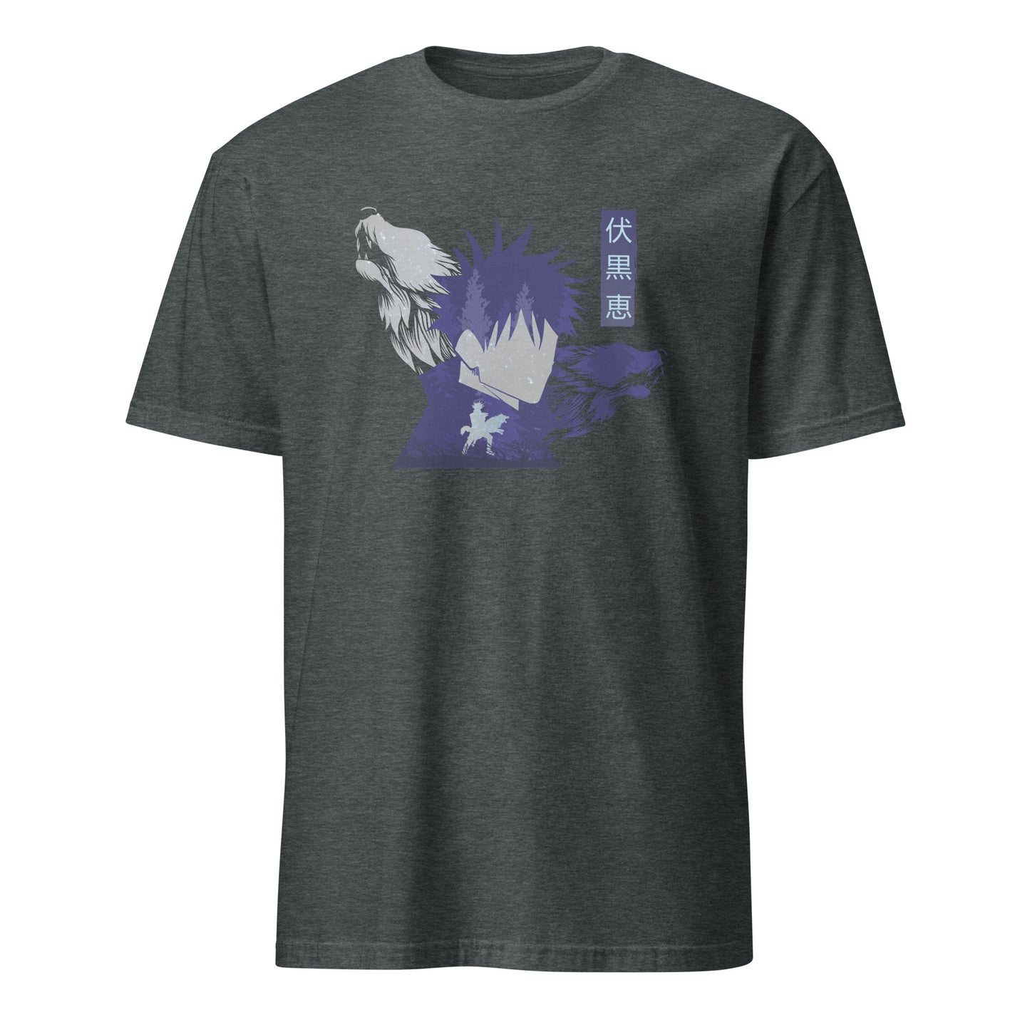 Jujutsu Kaisen Anime Megumi Fushiguro Ten Shadows Technique Short-Sleeve Unisex T-Shirt