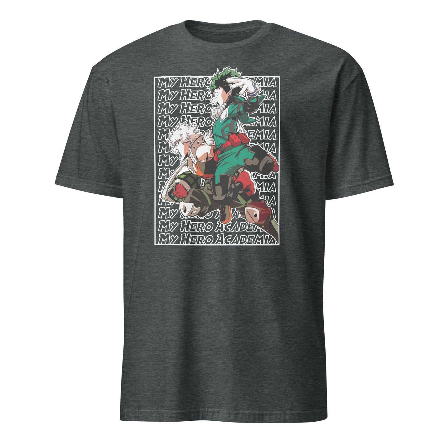 My Hero Academia Anime Deku and Bakugo Short-Sleeve Unisex T-Shirt