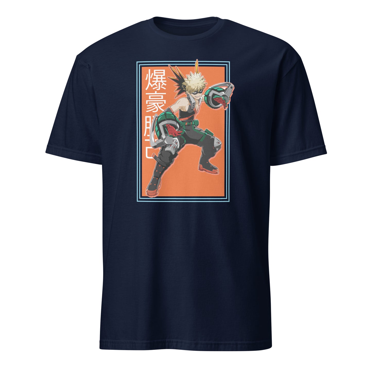 My Hero Academia Anime Bakugo Orange Short-Sleeve Unisex T-Shirt