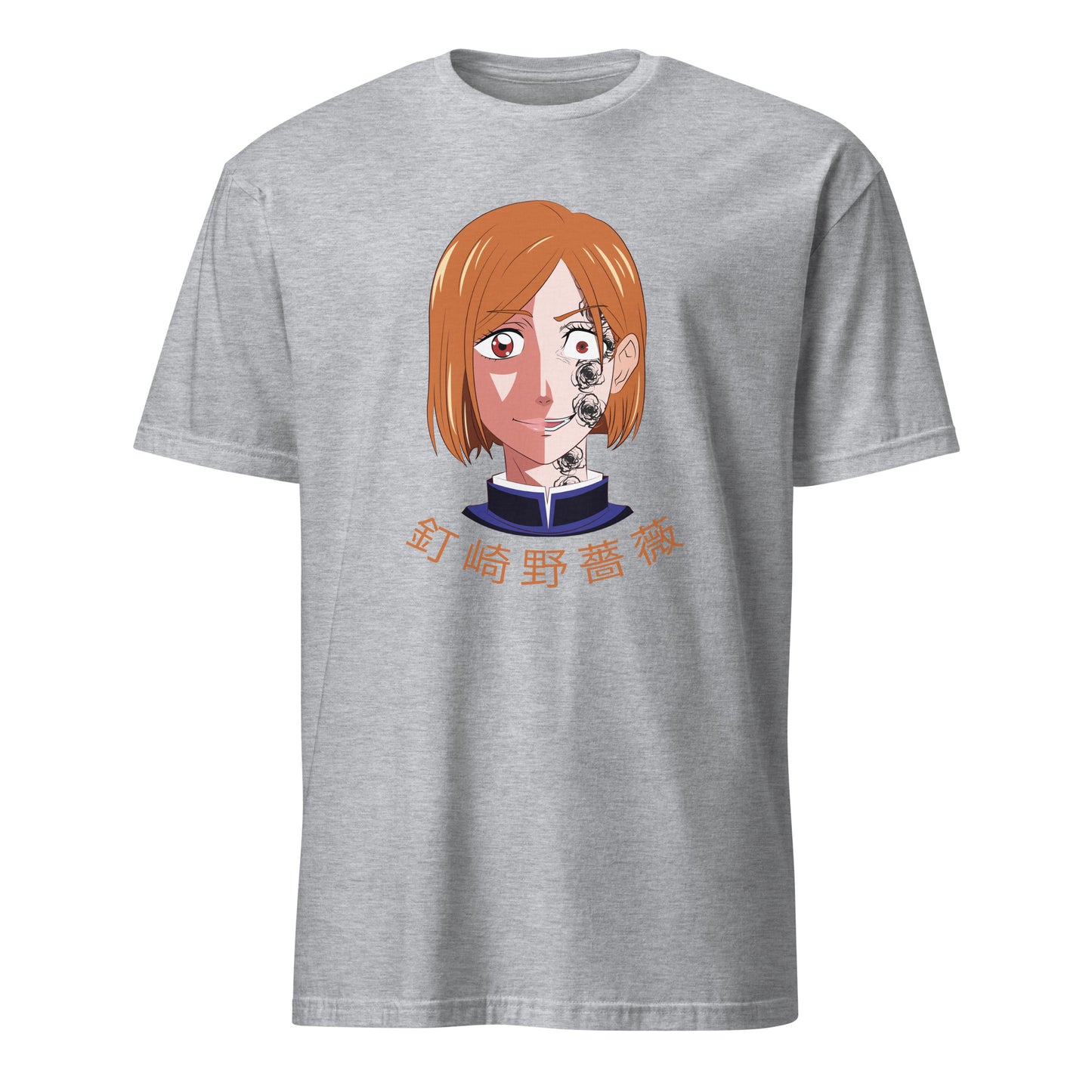 Jujutsu Kaisen Anime Nobara Kugisaki Straw Doll Technique Rose Short-Sleeve Unisex T-Shirt