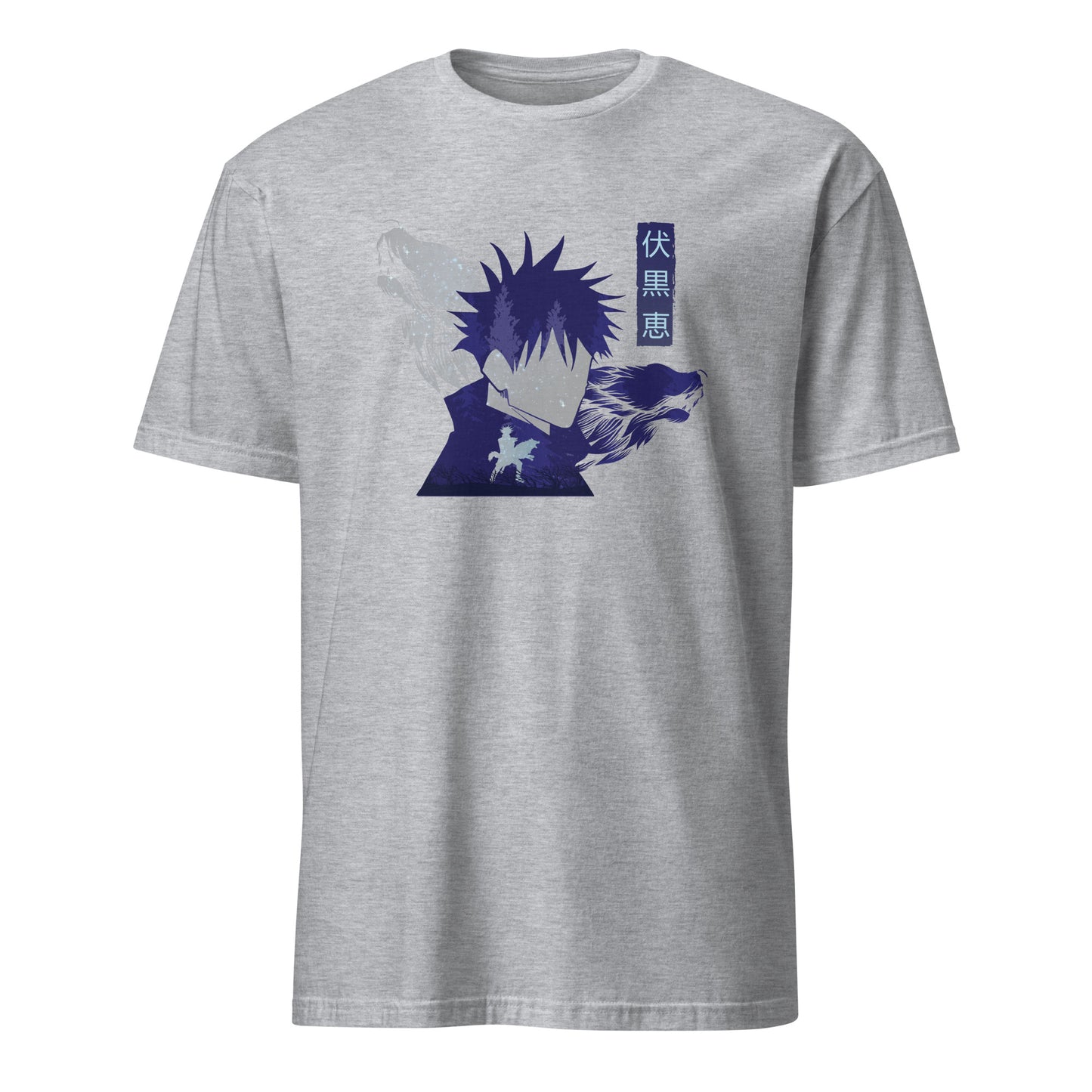 Jujutsu Kaisen Anime Megumi Fushiguro Ten Shadows Technique Short-Sleeve Unisex T-Shirt