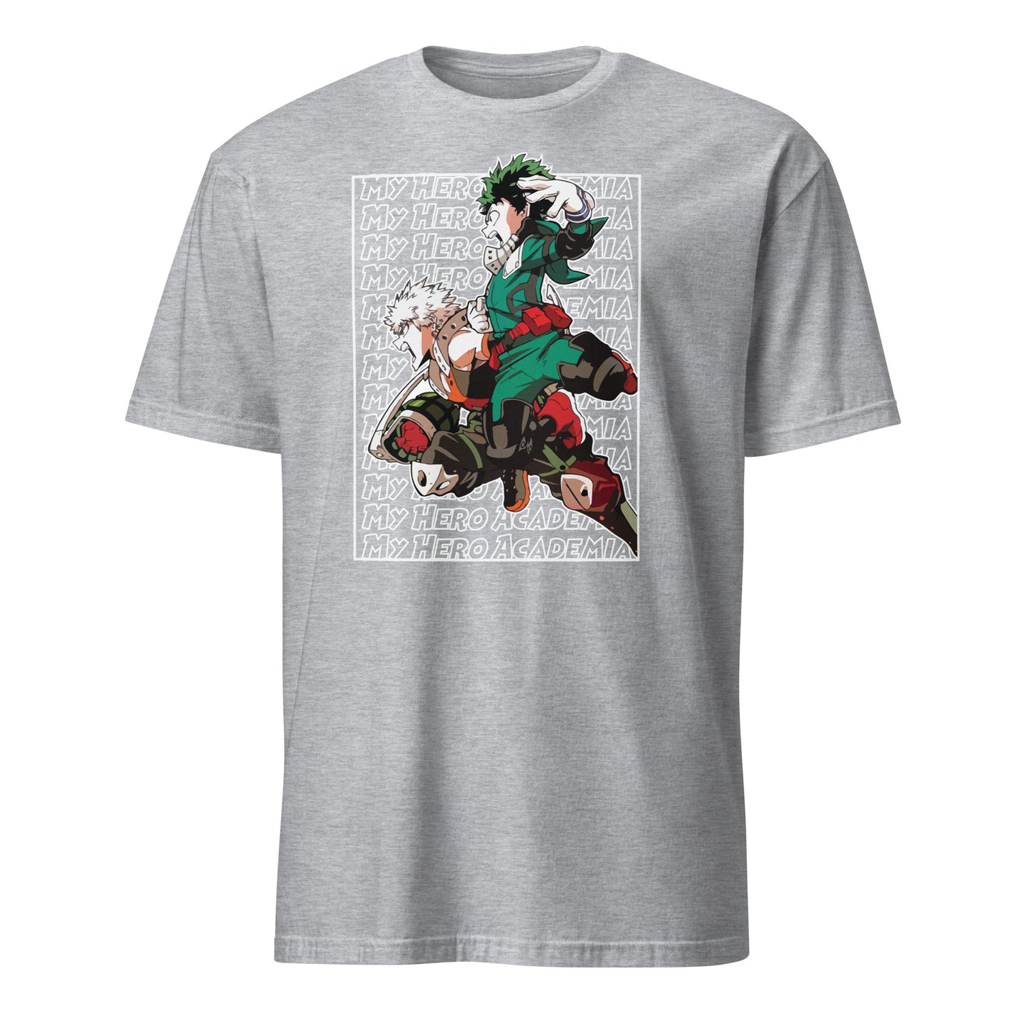 My Hero Academia Anime Deku and Bakugo Short-Sleeve Unisex T-Shirt