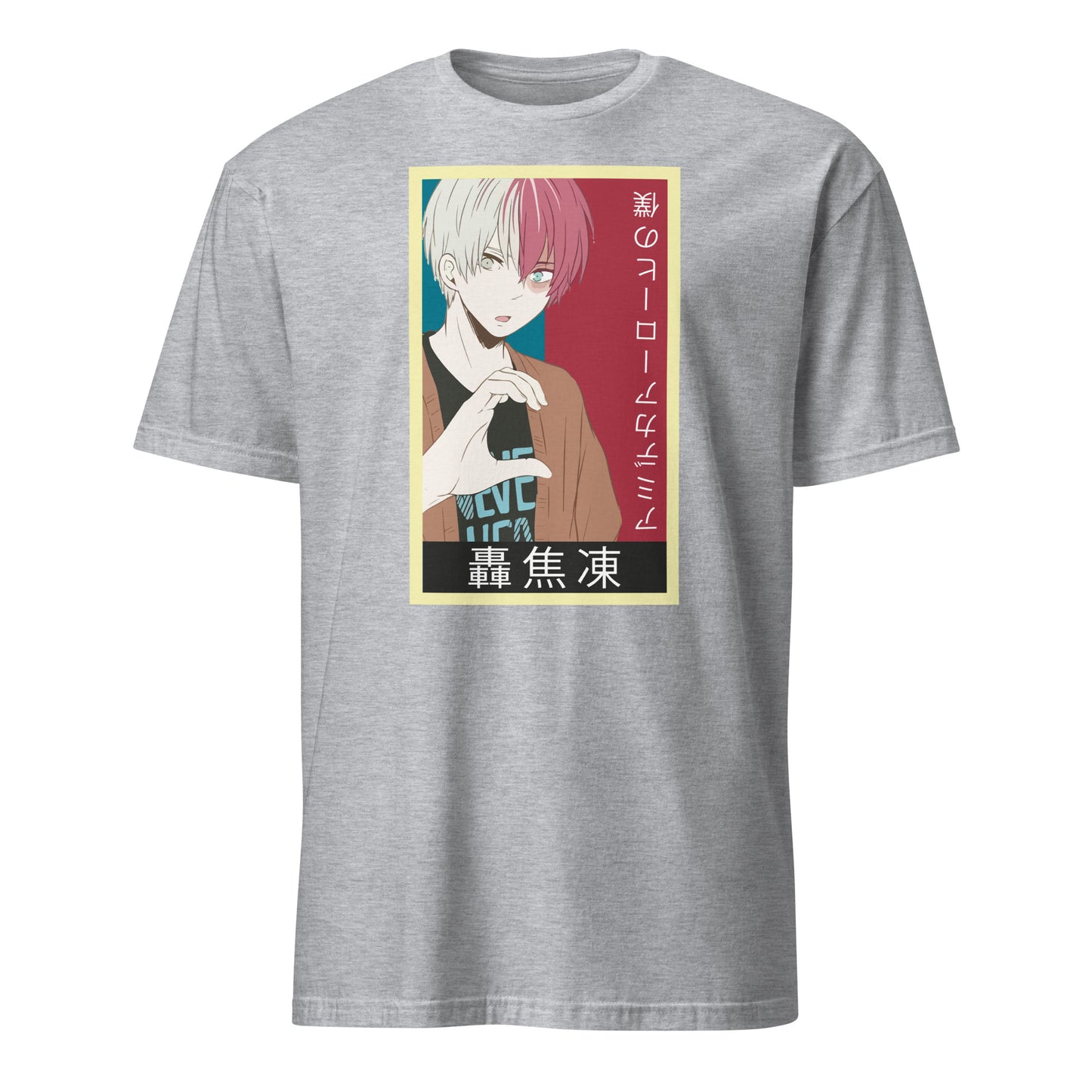 My Hero Academia Anime Todoroki Shoujo Heart Shape Short-Sleeve Unisex T-Shirt