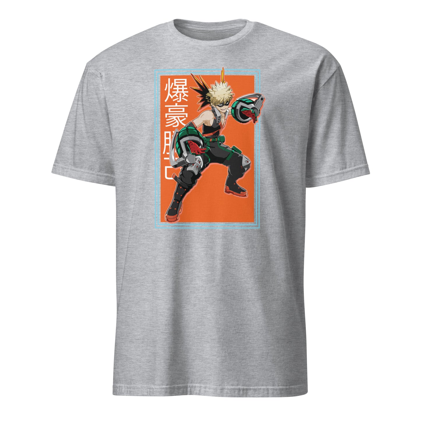 My Hero Academia Anime Bakugo Orange Short-Sleeve Unisex T-Shirt