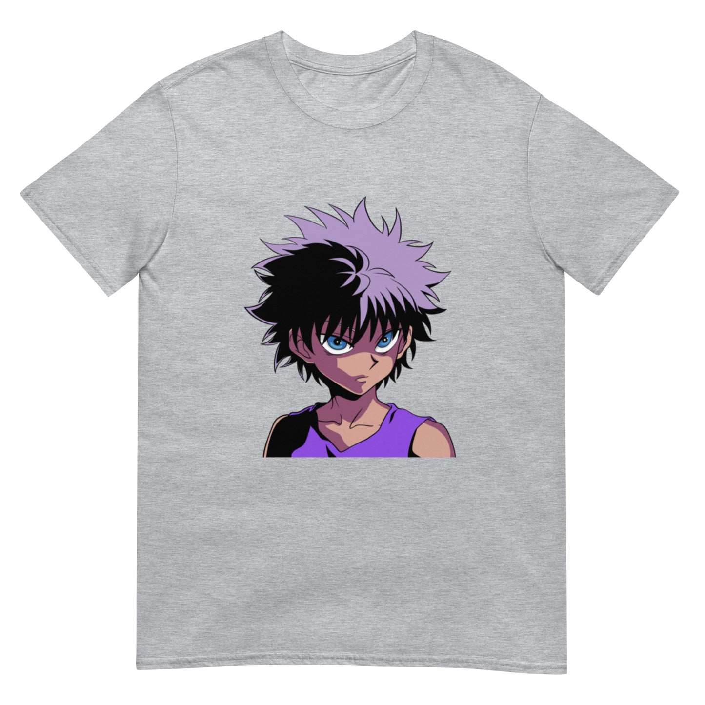 Hunter X Hunter Anime Killua Zoldyck Classic 90s Style Short-Sleeve Unisex T-Shirt