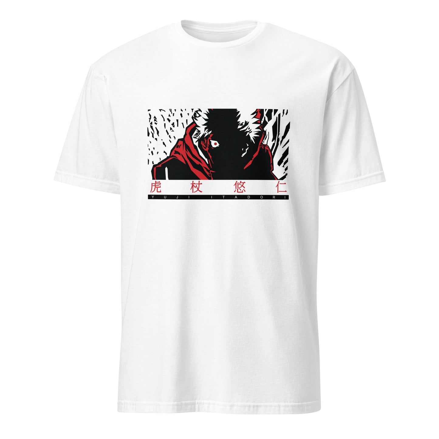 Jujutsu Kaisen Anime Yuji Itadori Rage Short-Sleeve Unisex T-Shirt