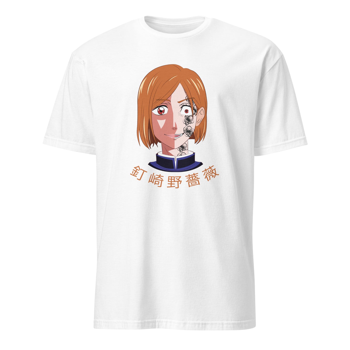 Jujutsu Kaisen Anime Nobara Kugisaki Straw Doll Technique Rose Short-Sleeve Unisex T-Shirt