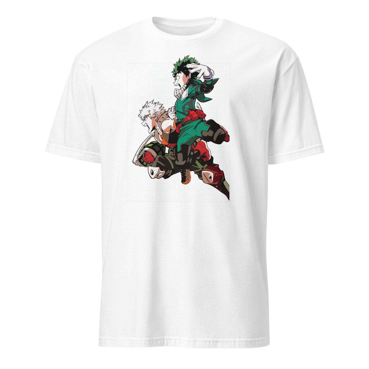 My Hero Academia Anime Deku and Bakugo Short-Sleeve Unisex T-Shirt