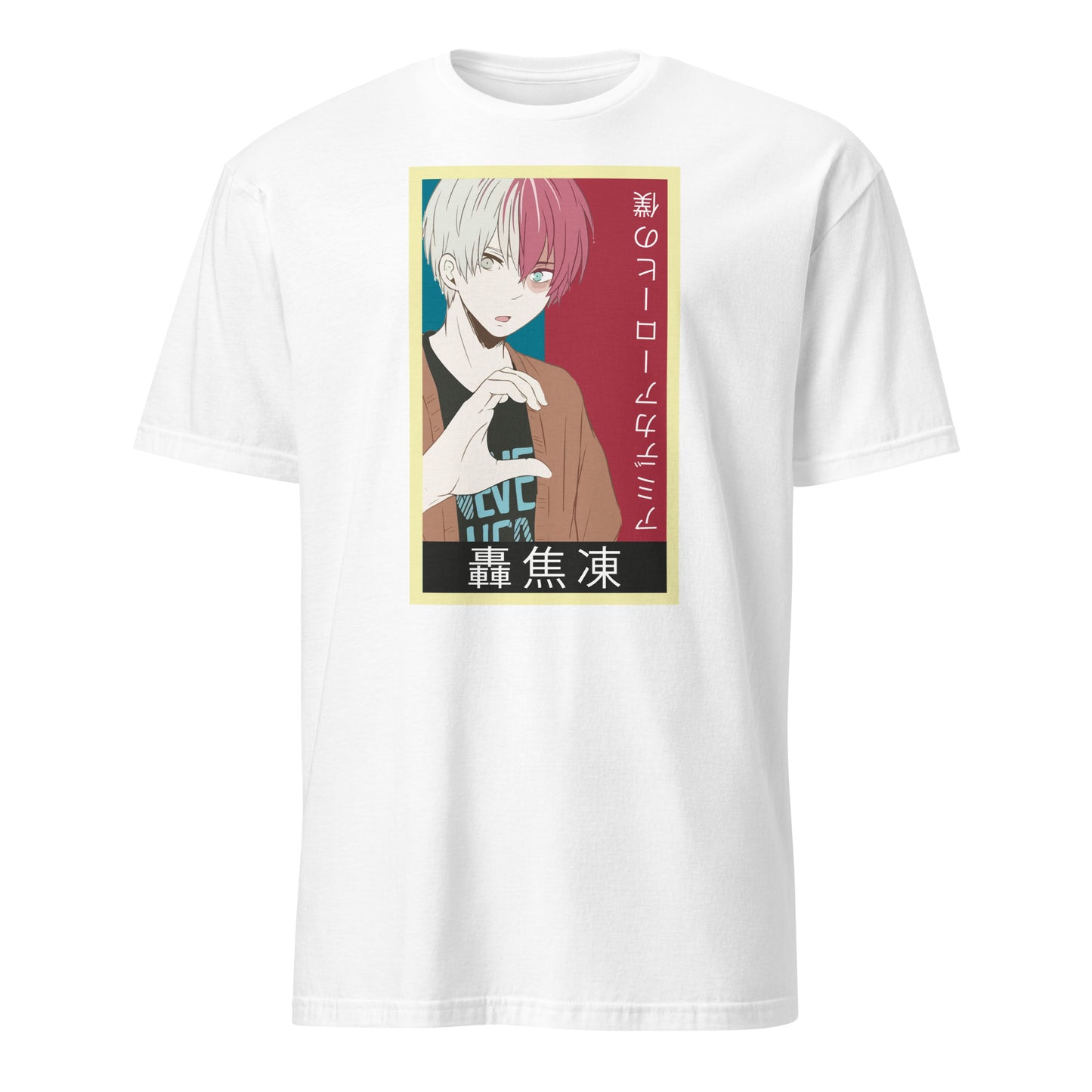 My Hero Academia Anime Todoroki Shoujo Heart Shape Short-Sleeve Unisex T-Shirt