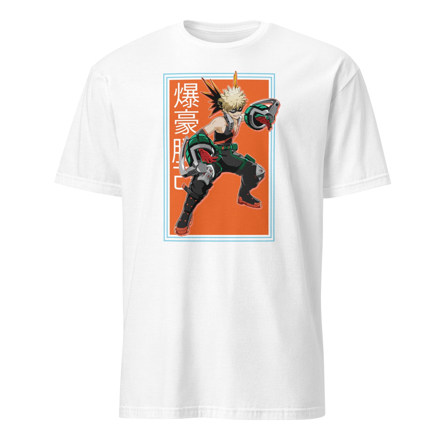 My Hero Academia Anime Bakugo Orange Short-Sleeve Unisex T-Shirt