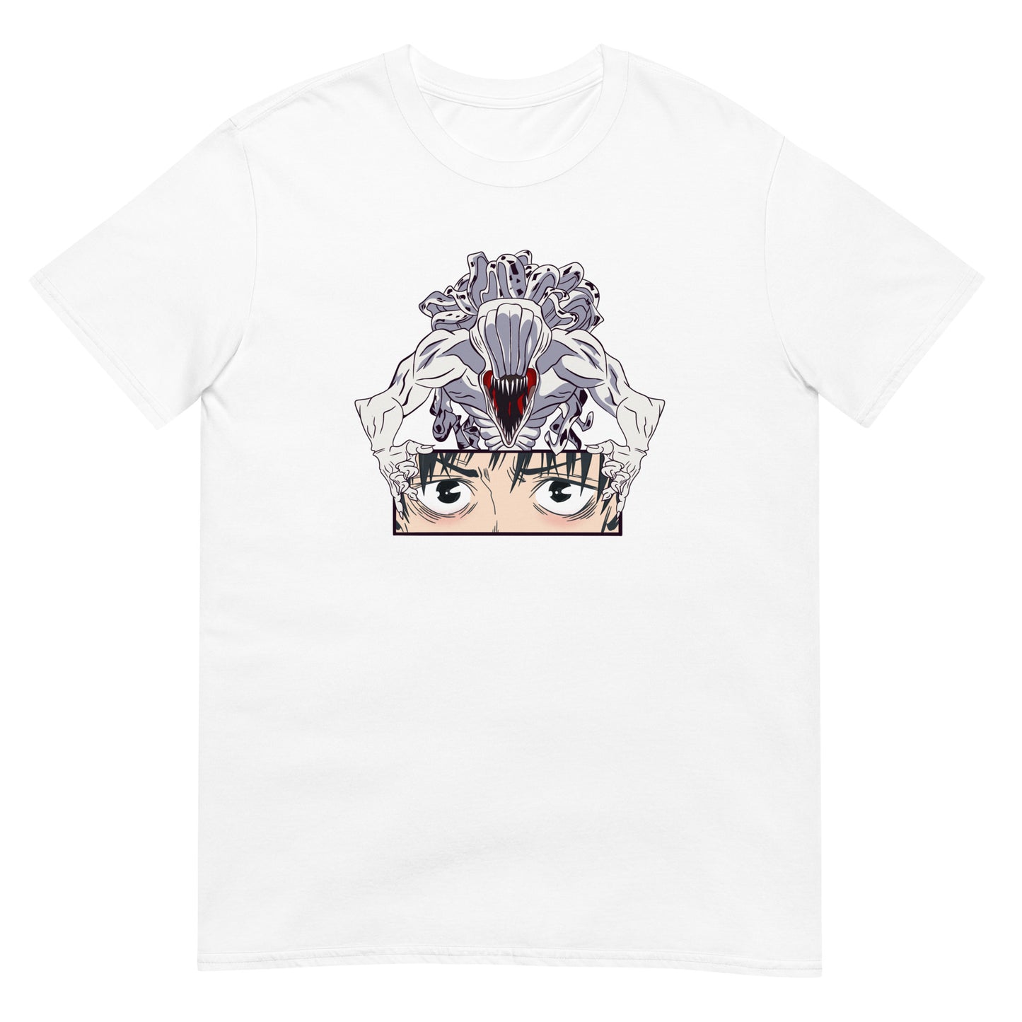 Jujutsu Kaisen Anime Yuta and Cursed Spirit Rika Short-Sleeve Unisex T-Shirt