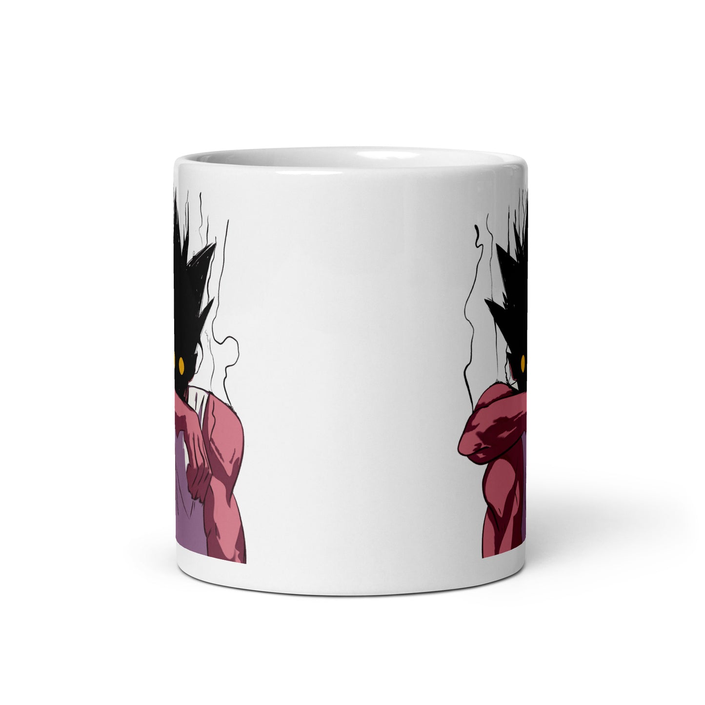 Hunter X Hunter Anime Gon Crash Out Chimera Ant Arc White glossy mug